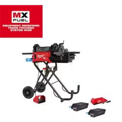 DALLAS LOCATION- LIKE NEW! Milwaukee MX FUEL Lithium-Ion Cordless 1/2 in. to 2in. Pipe Threading Machine w/(2) Batteries and Charger