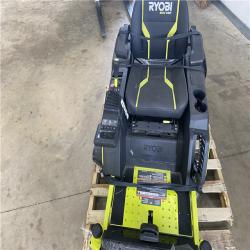 Houston Location - AS-IS Ryobi 80V Brushless Electric Zero Turn Riding Mower