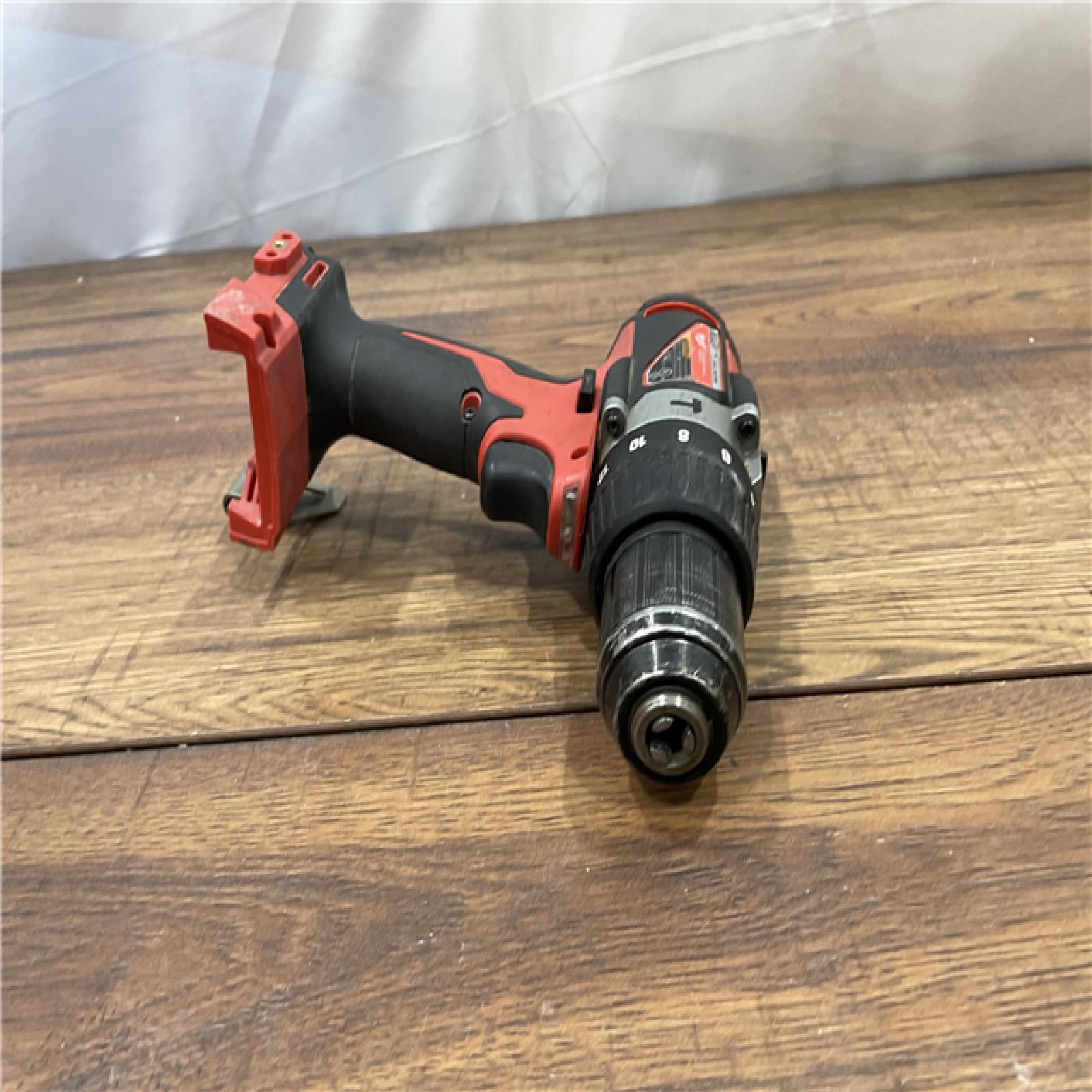 AS-IS Milwaukee M18 FUEL 18V Lithium-Ion Brushless Cordless 1/2 in. Hammer Drill/Driver (Tool-Only)