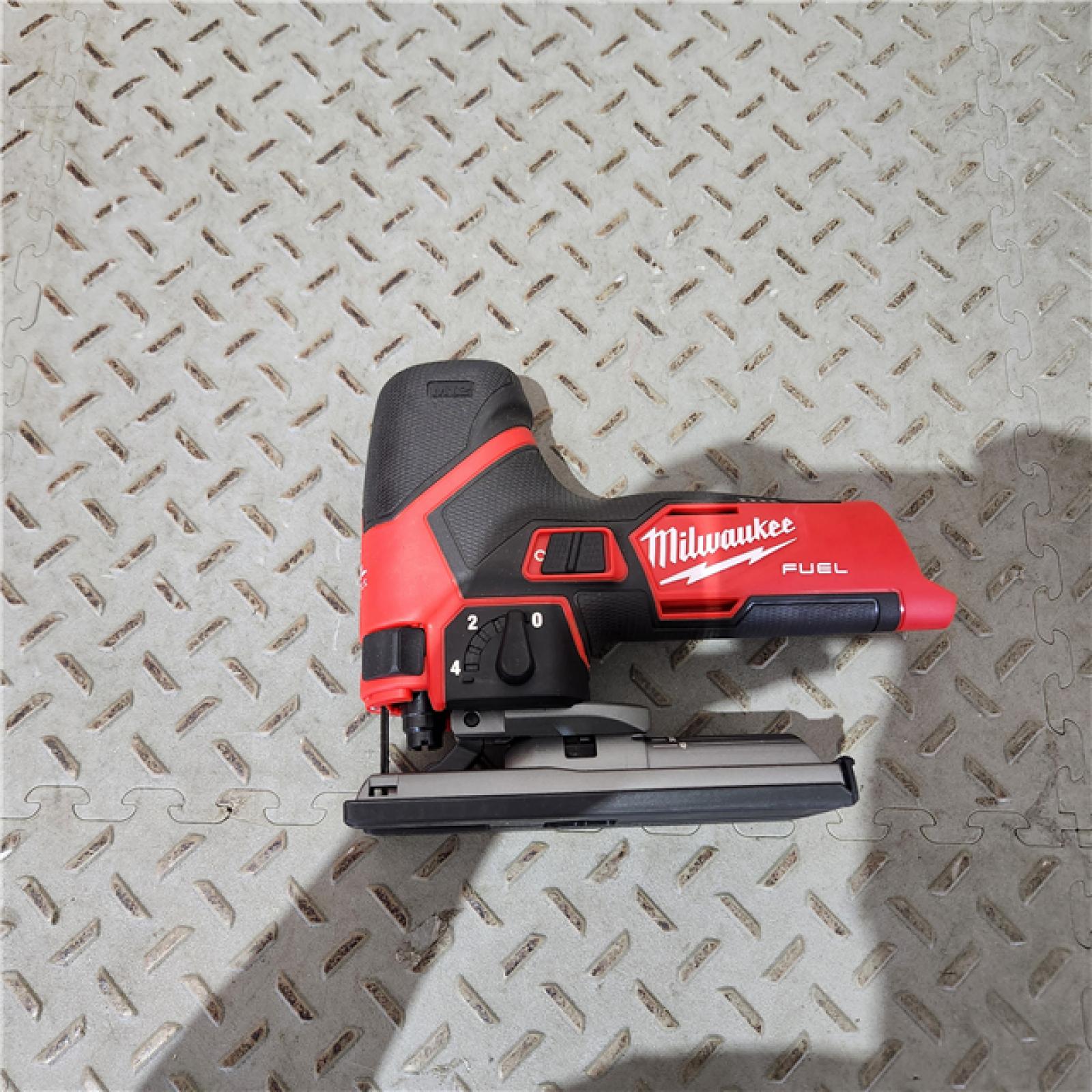 Houston location AS-IS MILWUAKEE M12 12V Fuel Lithium-Ion Cordless Jig Saw (Tool-Only)