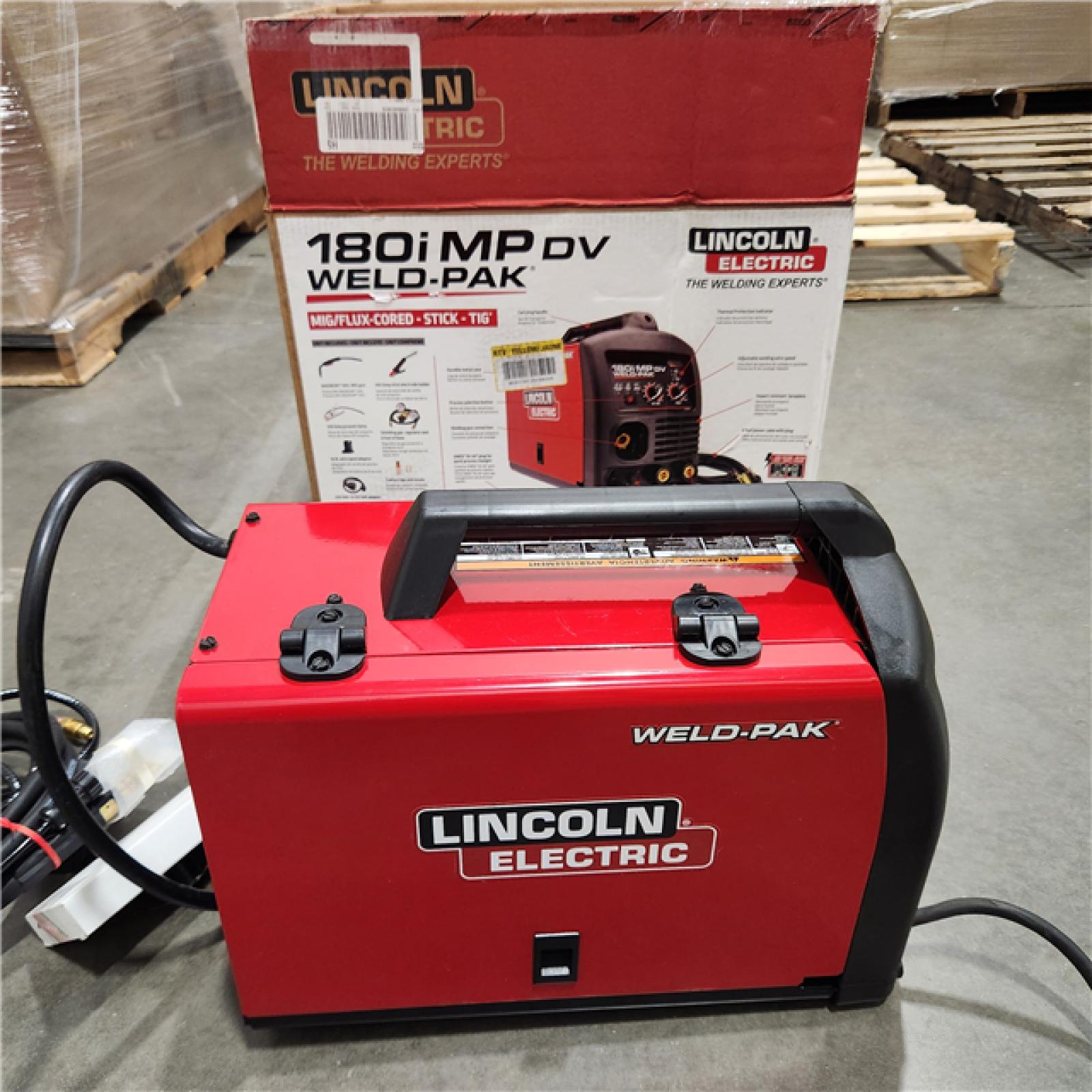 Dallas Location - As-Is Lincoln Electric 180 Amp Weld-Pak 180i Welder