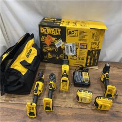 AS IS DEWALT 20V MAX* XR 4-Tool Combo Kit