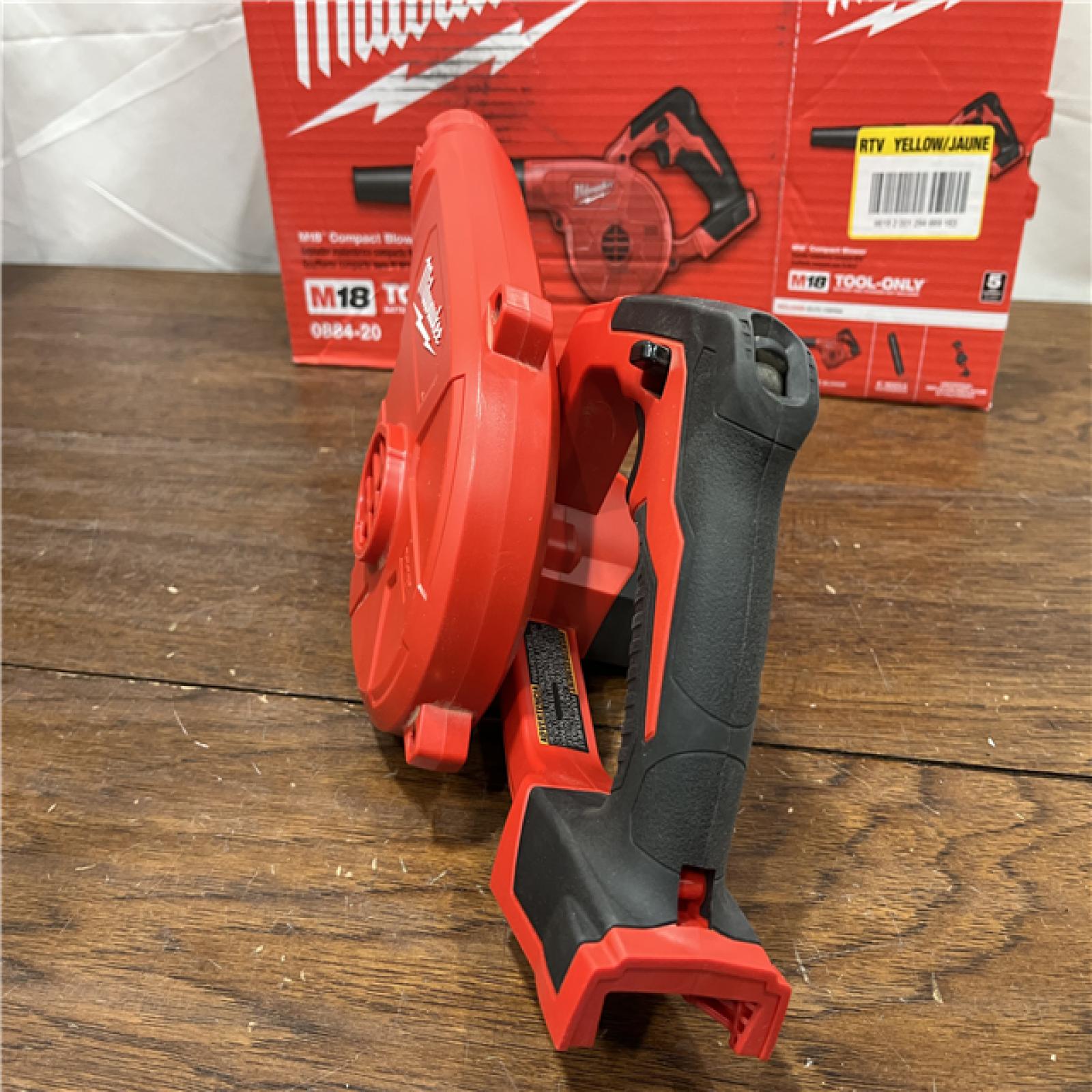 AS-ISMilwaukee M18 18-Volt Lithium-Ion Cordless Compact Blower (Tool-Only)