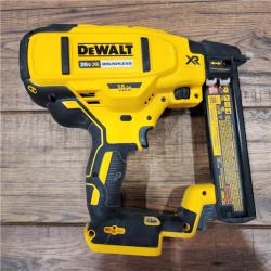 AS-IS Dewalt 20-Volt MAX XR Lithium-Ion Cordless 18-Gauge Narrow Crown Stapler (Tool-Only)