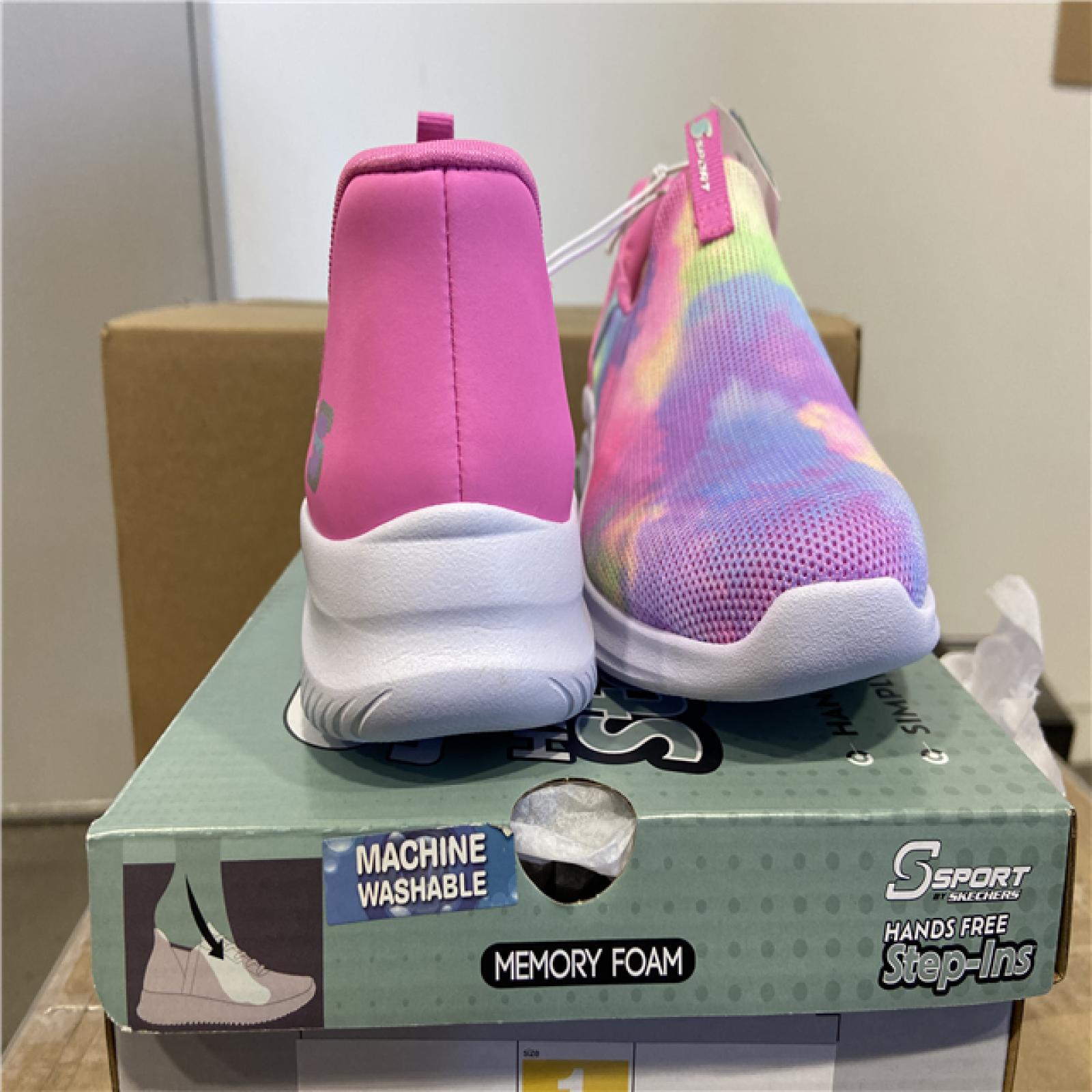 DALLAS LOCATION - NEW! S Sport By Skechers Girls Baily Hands Free Step- Ins Sneakers PALLET- (192 PAIR OF SHOES)