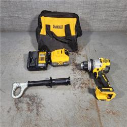 HOUSTON LOCATION - AS-IS DEWALT 20V XR Lithium-Ion Cordless Hammer Drill Kit with 8.0 Ah Battery, Charger and Kit Bag