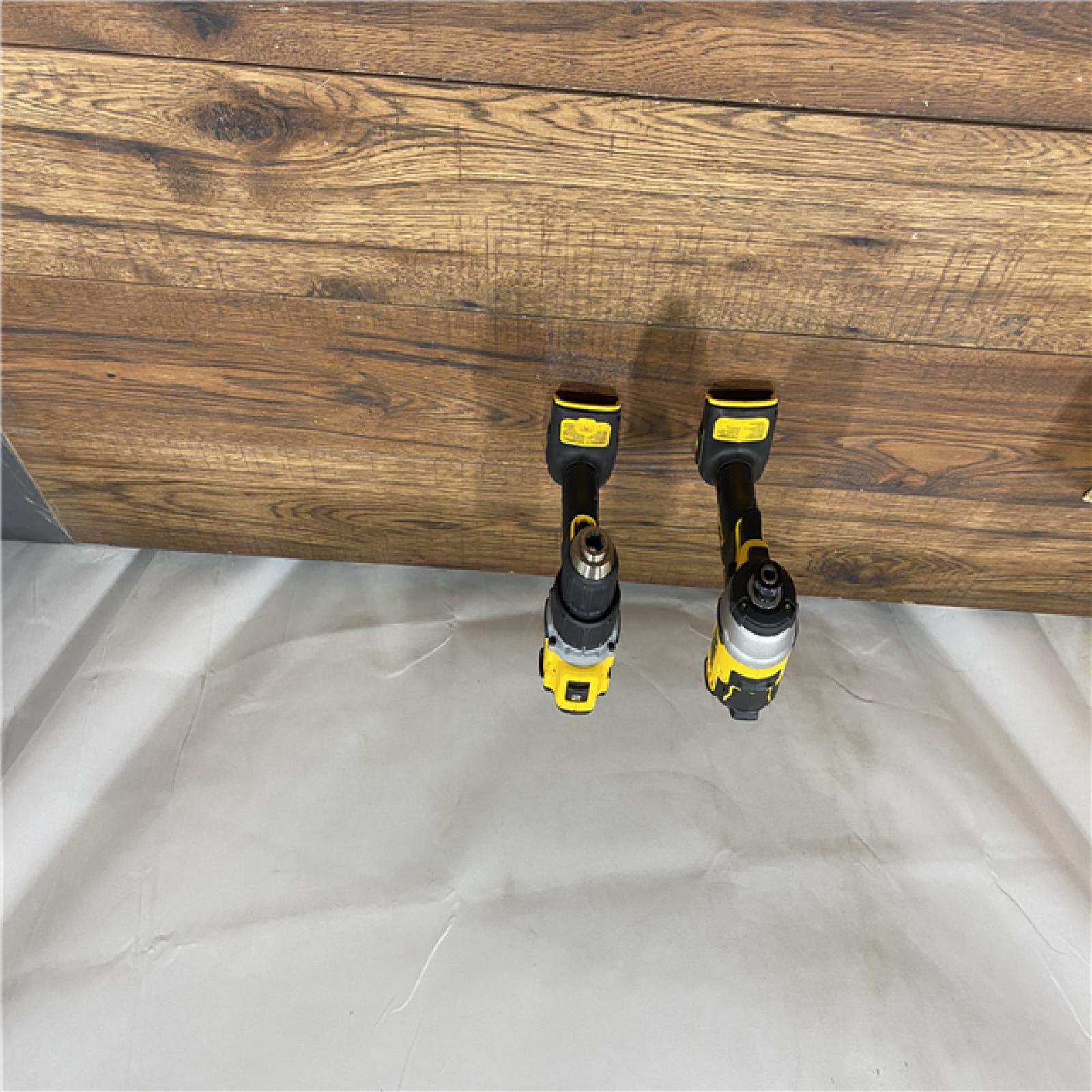 AS IS Dewalt DCK225D2 20V MAX ATOMIC Brushless Compact Lithium-Ion 1/2 in. Cordless Drill Driver and 1/4 in. Impact Driver Combo Kit with 2 Batteries 2 Ah