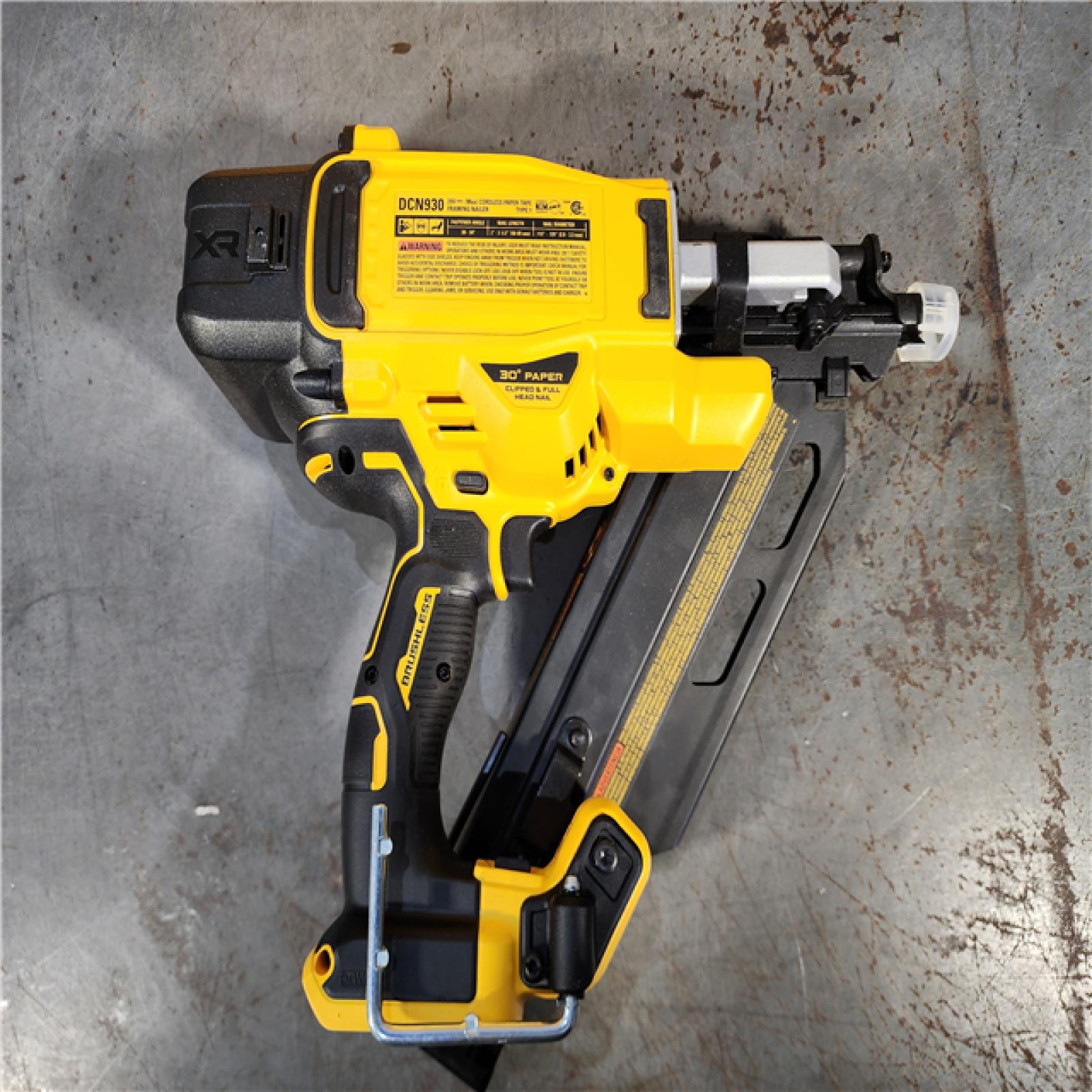 HOUSTON LOCATION - AS-IS DEWALT 20-Volt 30Â° Cordless Framing Nailer (Tool-Only)