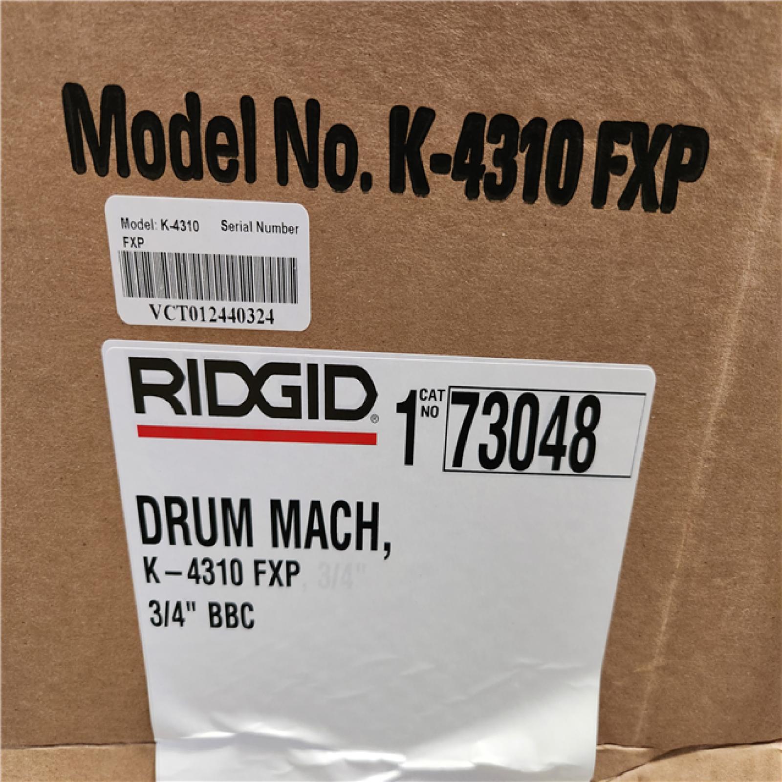 Phoenix Location RIDGID Cordless Drain Cleaning Machine: Cordless, K-4310 FXP, FXP, For 4 in to 10 in Pipe, Auto