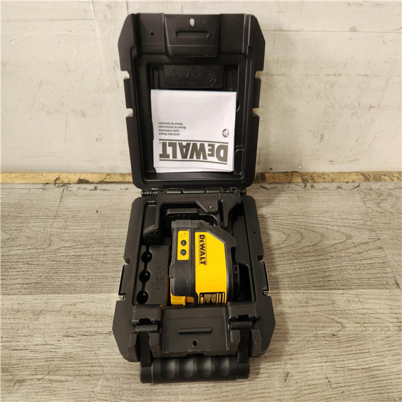 Phoenix Location DEWALT 100 ft. Green Self-Leveling Cross Line Laser Level (Tool Only)