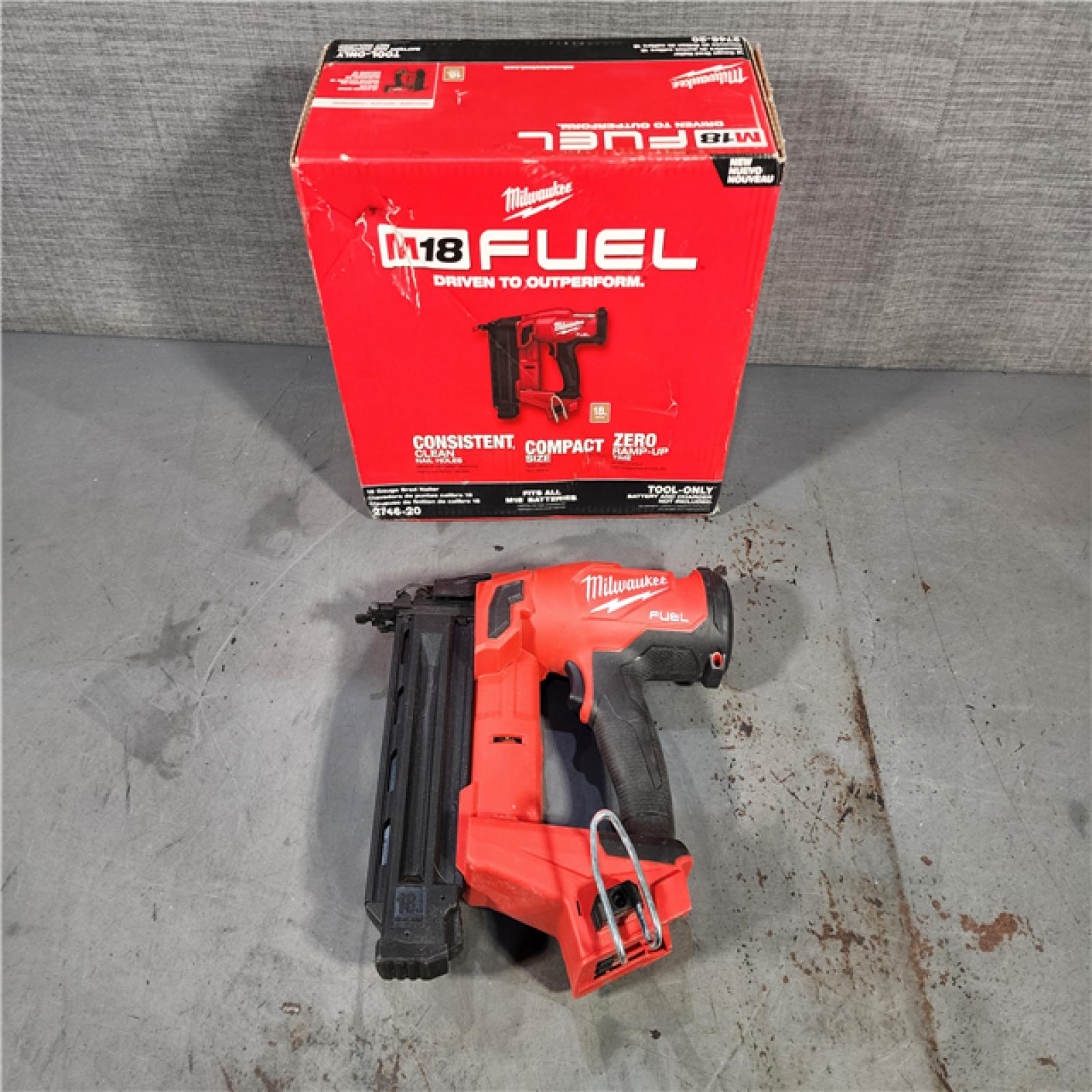 HOUSTON LOCATION - AS-IS Milwaukee M18 Fuel 18V Brushless 18-Gauge Brad Nailer 2746-20 (Bare Tool)