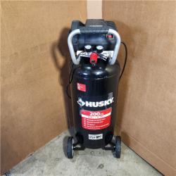 HOUSTON Location-AS-IS-Husky 20 Gal. 200 PSI Oil Free Portable Vertical Electric Air Compressor APPEARS IN GOOD Condition