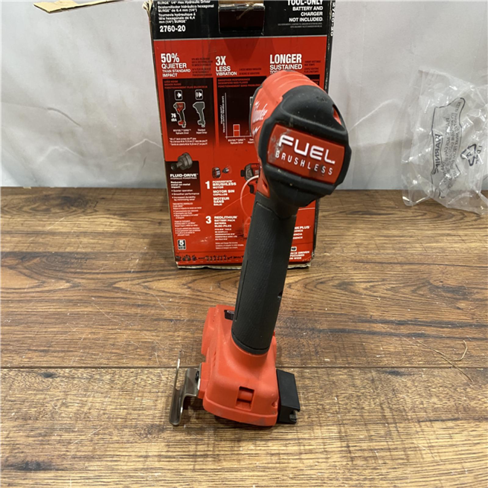 AS IS Milwaukee 2760-20 - M18 Fuel Surge 18V Cordless Drill/Driver Bare Tool