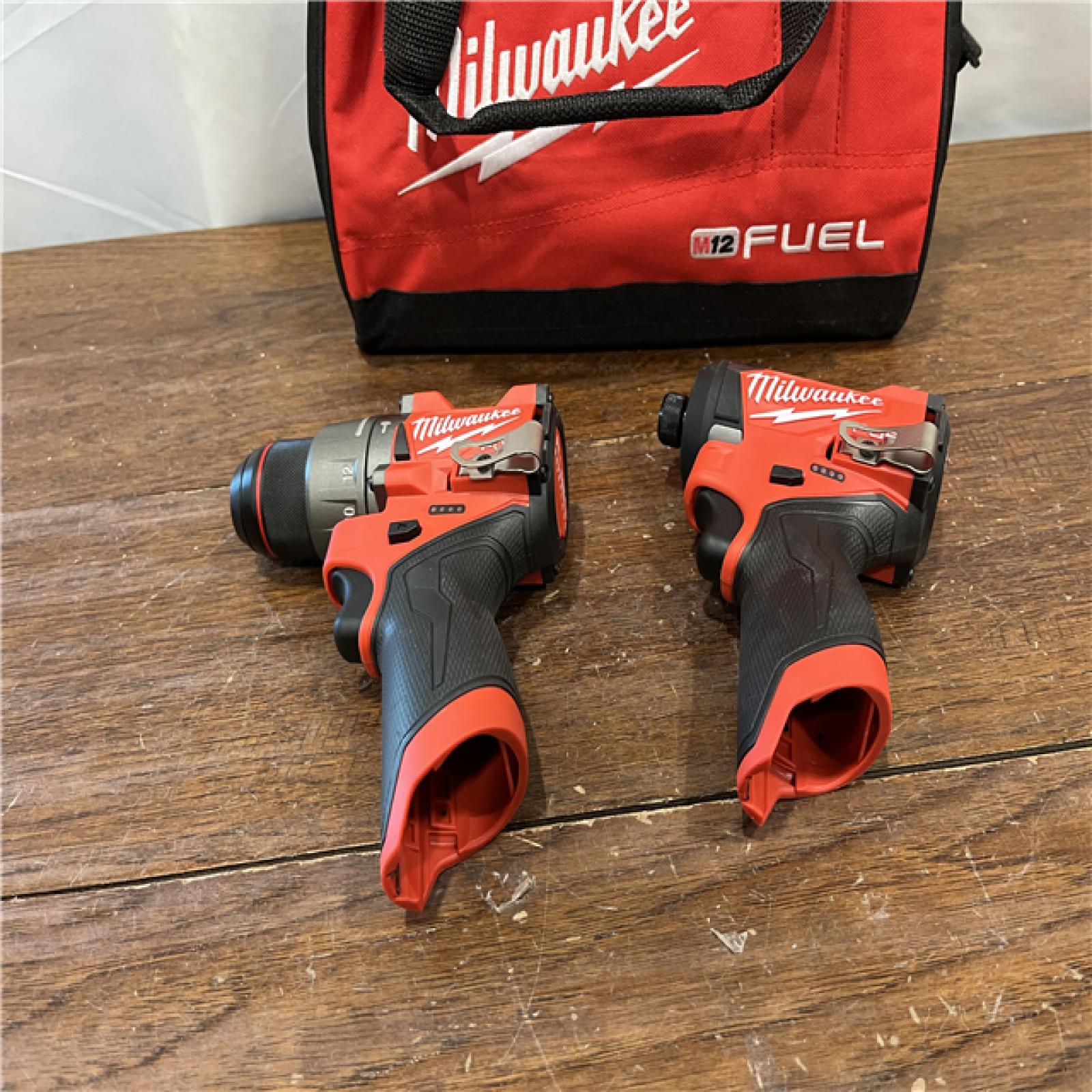 AS-ISMilwaukee 3497-22 12V Brushless Hammer Drill and Impact Driver Combo Kit