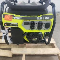 Houston Location - AS-IS Ryobi Easy Start 6,500 Running Watts 8,125 Starting Watts Generator