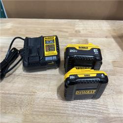 AS-IS - DEWALT 20V MAX Lithium-Ion 6.0Ah and 4.0Ah Battery and Charger Starter Kit