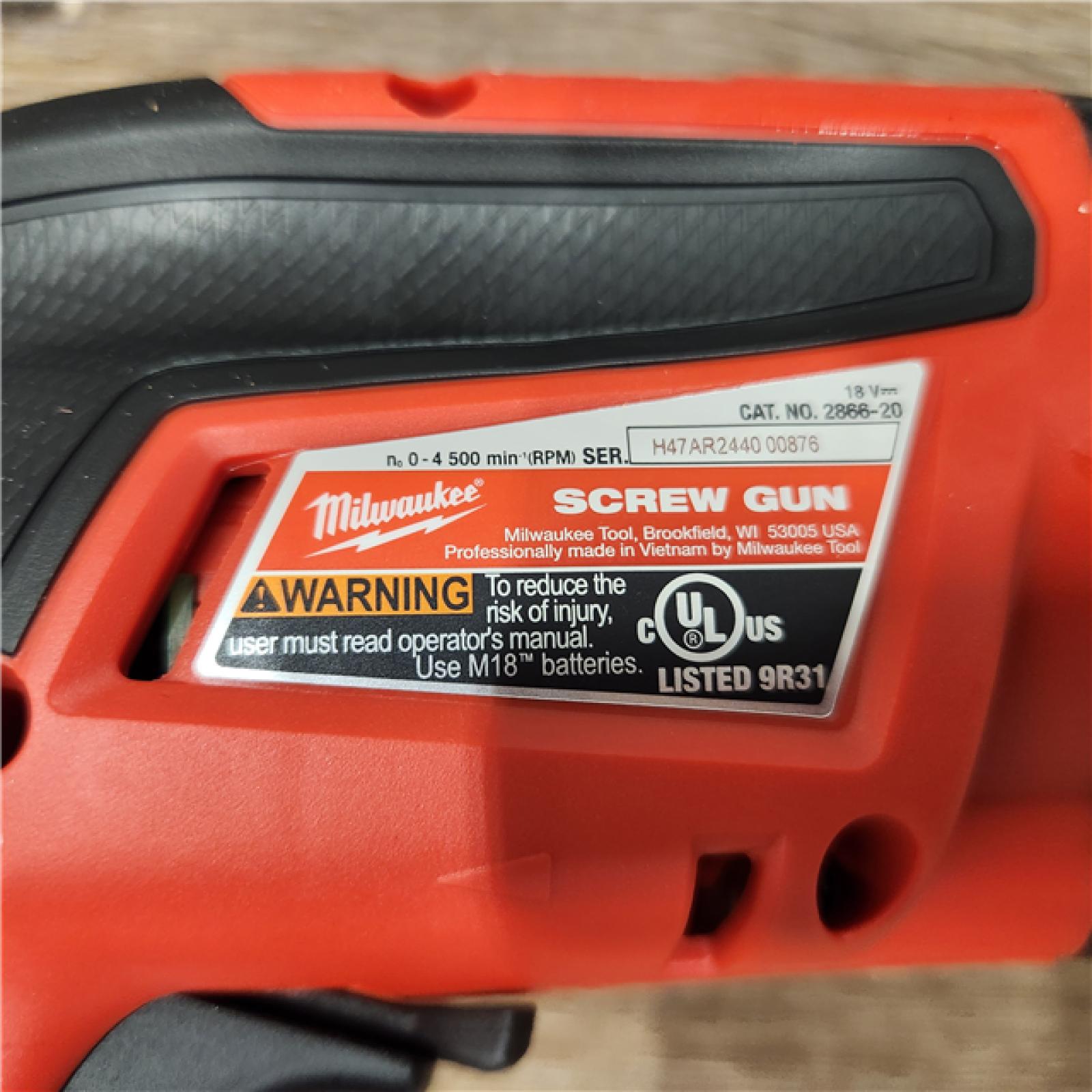 AS-IS Milwaukee M18 FUEL Drywall Screw Gun