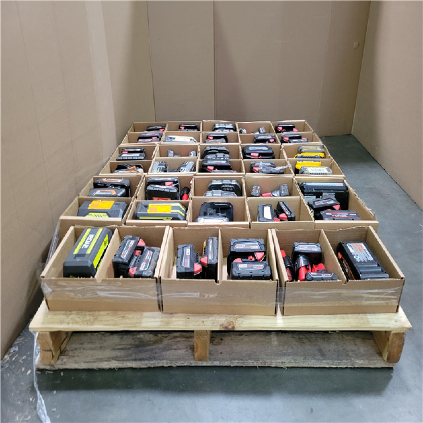 CALIFORNIA AS-IS BATTERY PALLET