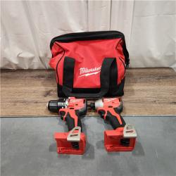 AS IS  Milwaukee M18 Compact Brushless 2-Tool Combo Kit