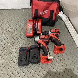 Houston location AS-IS Milwaukee Electric Tools 2691-22 MILWAUKEE M18 COMBO KITS LIKE NEW