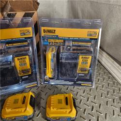 HOUSTON LOCATION - AS-IS DEWALT BATTERY PACK QTY - 7 & CHARGER QTY - 3