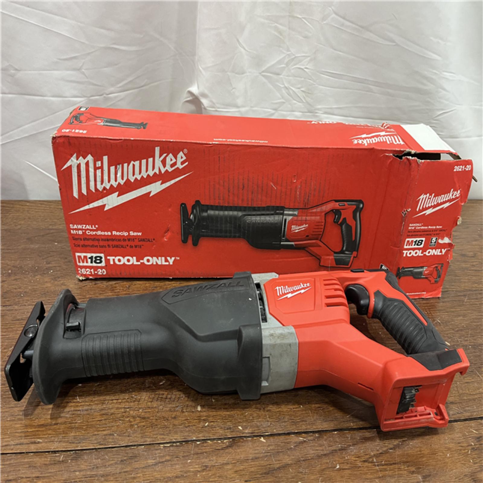 AS-ISMilwaukee  M18 SAWZALL Lithium-Ion Cordless Reciprocating Saw (Tool Only)