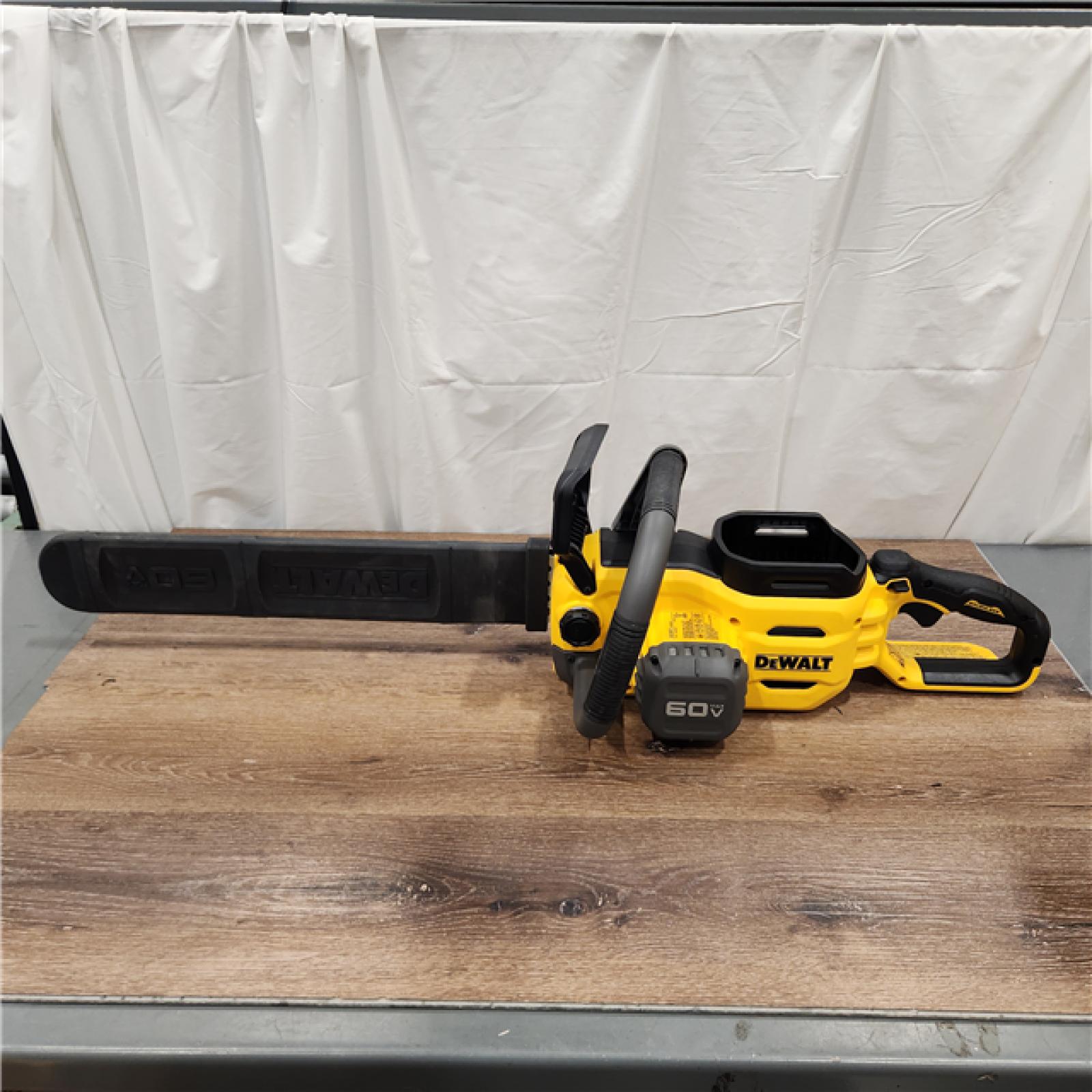 AS-IS DeWalt DCCS677B 60V MAX Brushless 20 in. Chainsaw, Tool Only