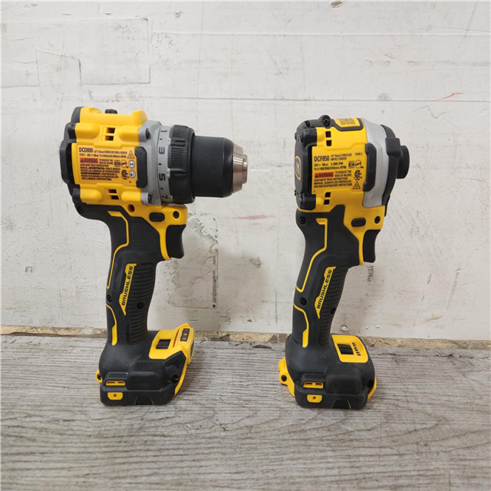 Phoenix Location NEW DEWALT 20V MAX XR Cordless Drill/Driver, ATOMIC Impact Driver 2 Tool Combo Kit, (2) 2.0Ah Batteries, Charger, and Bag