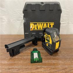 AS-IS DeWalt DCLE34021 18v XR Cordless Cross Line Self Levelling Green Laser Level