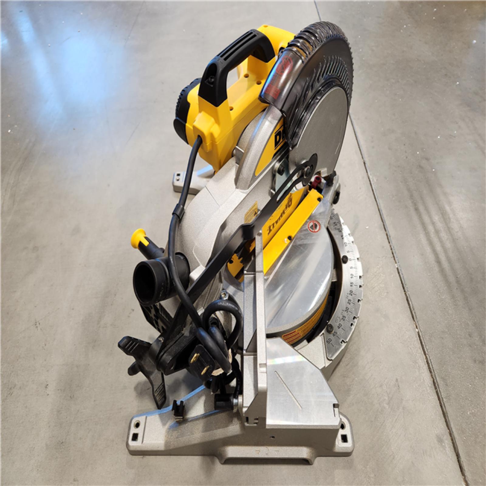 AS-IS DeWalt 15 Amps Corded 10 in. Single Bevel Compound Miter Saw