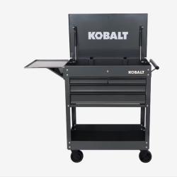 DALLAS LOCATION - Kobalt 35-in W x 37.5-in H 4-Drawer Steel Rolling Tool Cabinet (Gray) - PALLET (6 UNITS