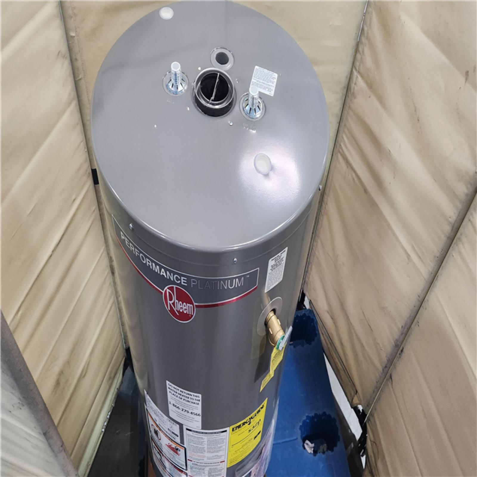 CALIFORNIA AS-IS RHEEM PERFORMANCE PLATINUM WATER HEATER