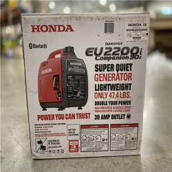 NEW! -Honda 2200-Watt Remote Stop/Recoil Start Super Quiet Bluetooth Companion Inverter Generator with CO Shutdown and 30 Amp Outlet