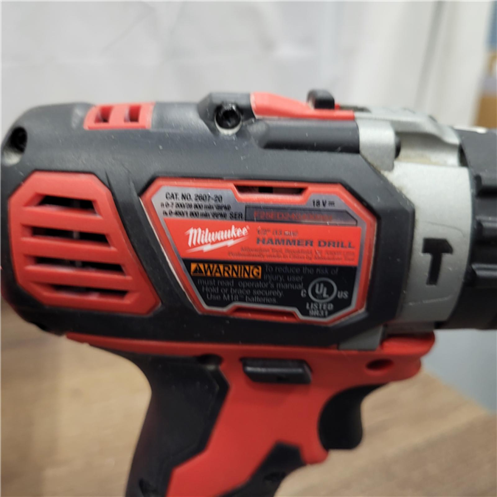 AS-IS Milwaukee M18 FUEL 18V Lithium-Ion Brushless Cordless Hammer Drill and Impact Driver Combo Kit (2-Tool) with 2 Batteries