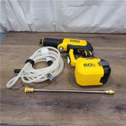 AS-IS FLEXVOLT 60V MAX 1000 PSI 1.0 GPM Cold Water Cordless Battery Power Cleaner (Tool Only)