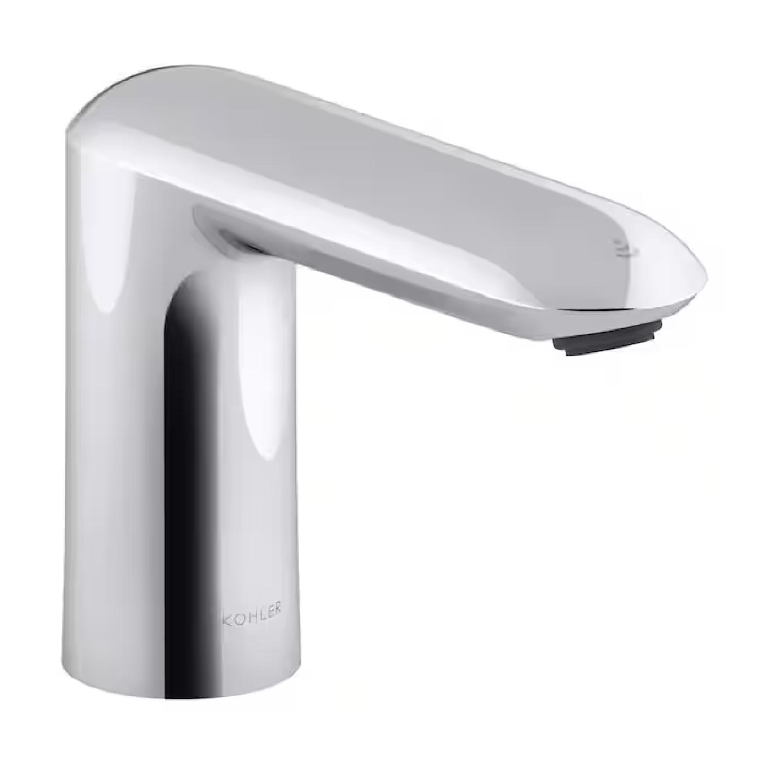 DALLAS LOCATION - KOHLER Kumin DC Powered Single Hole Touchless Bathroom Faucet with Kinesis Sensor Technology in Polished Chrome - PALLET (34 UNITS)