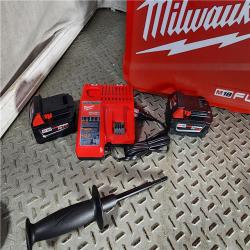 HOUSTON LOCATION - AS-IS (APPEARS LIKE NEW) Milwaukee M18 FUEL 18V Lithium-Ion Brushless Cordless Hammer Drill and Impact Driver Combo Kit (2-Tool) with 2 Batteries