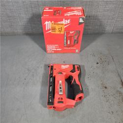 HOUSTON LOCATION - AS-IS (APPEARS LIKE NEW) Milwaukee Tool M12 3/8  Crown Stapler (Tool Only)