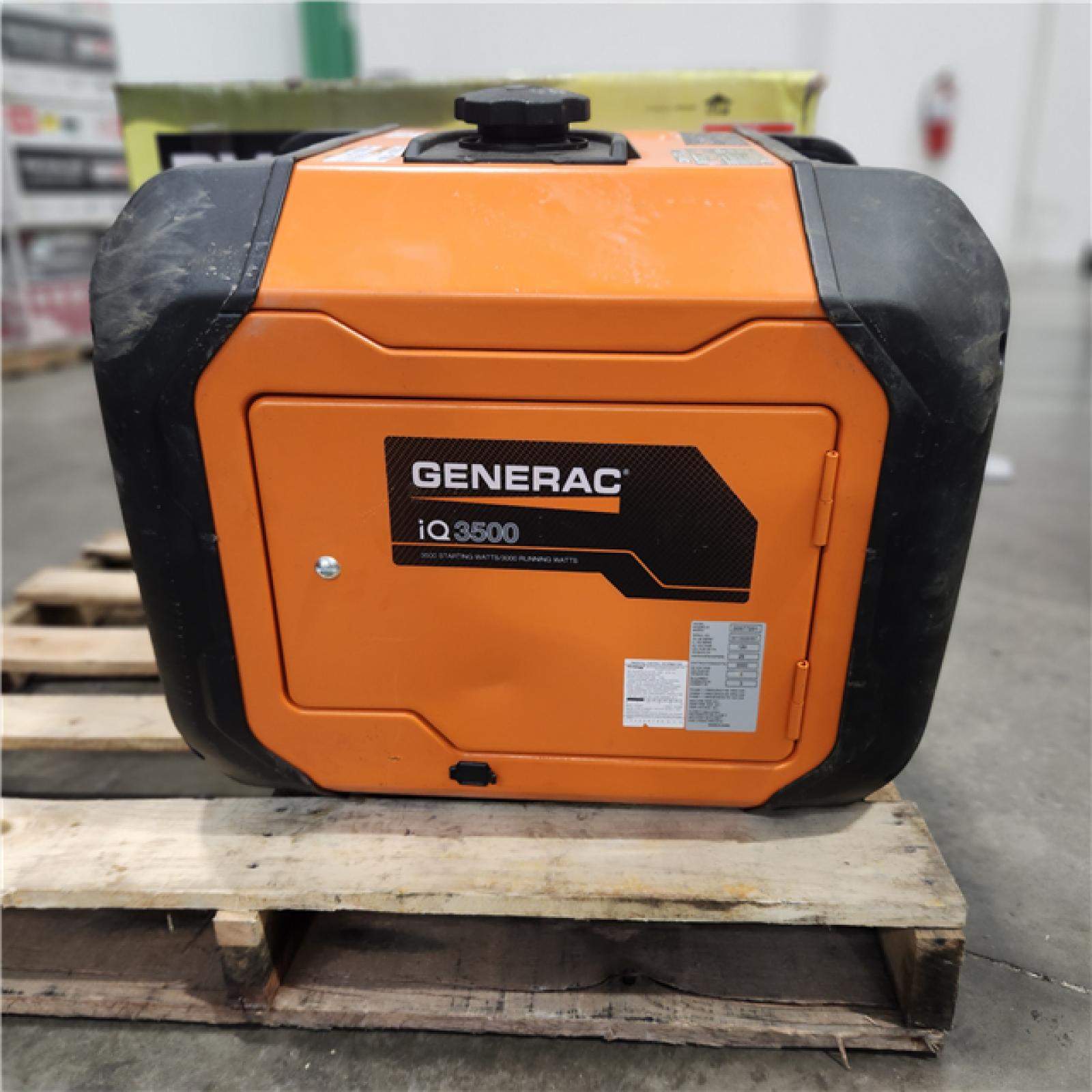 Dallas Location - As-Is Generac IQ Series 3500-Watt Electric Generator