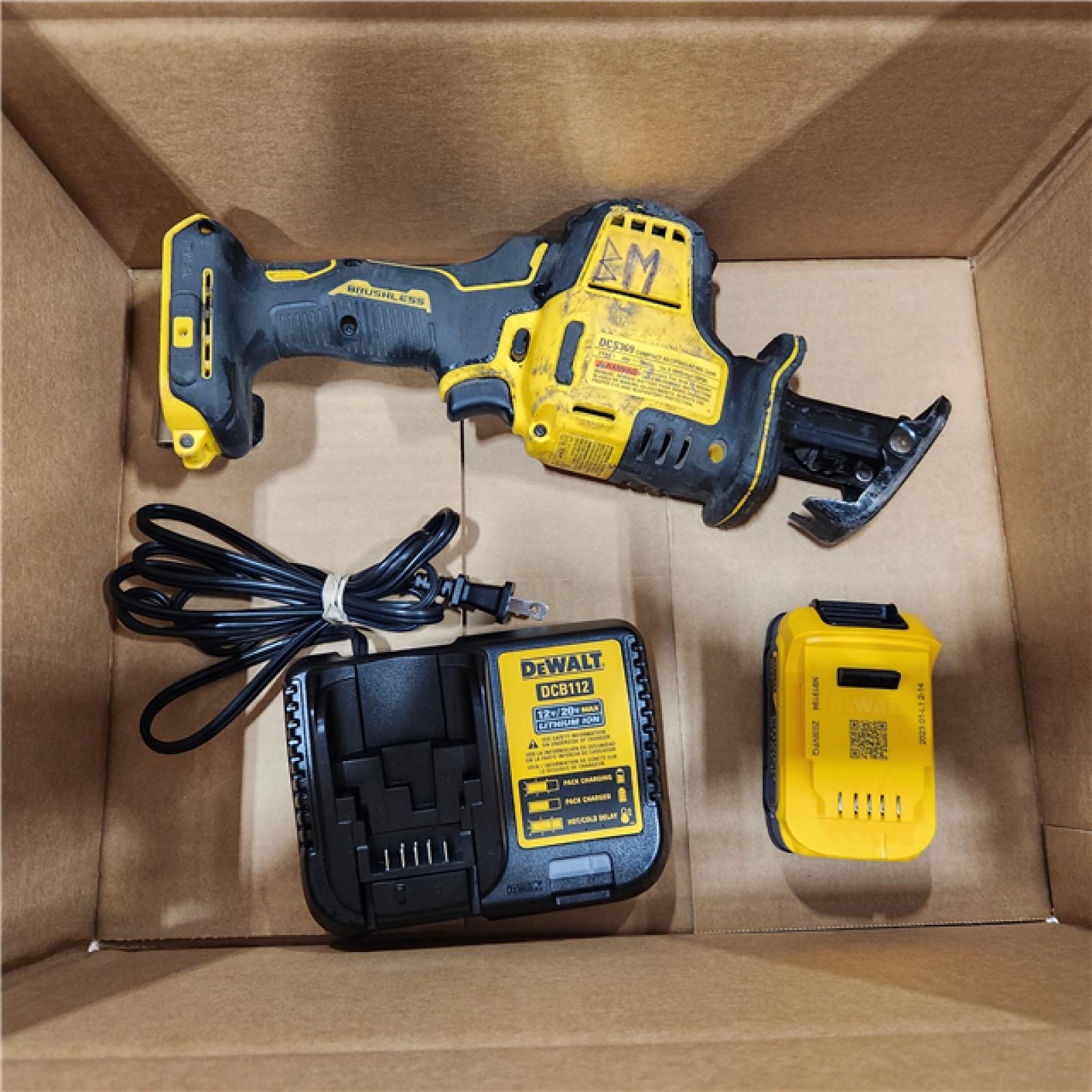 AS-IS DeWalt DCS389B FLEXVOLT 60V MAX Cordless Brushless Reciprocating Saw (Tool-Only)