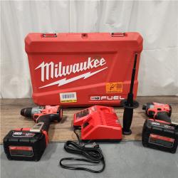 AS IS M18 18-Volt Lithium-Ion Cordless FORCE LOGIC 600 MCM Crimper Kit W/(2) 2.0Ah Batteries, Charger, Hard Case