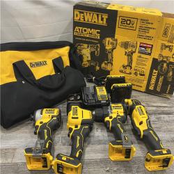 AS-IS DEWALT 20V MAX* XR 4-Tool Combo Kit