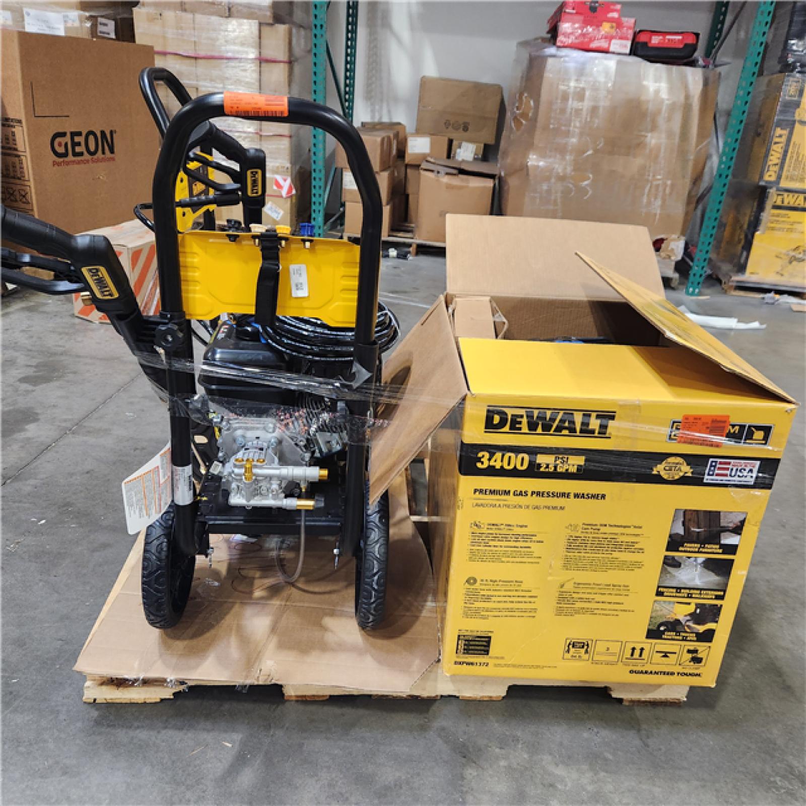 Dallas Location - As- DEWALT DXPW61372 3400 PSI at 2.5 GPM Gas Pressure Washer(Lot Of 3)