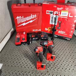 HOUSTON LOCATION - AS-IS Milwaukee M18 FUEL 18V Lithium-Ion Brushless Cordless Hammer Drill and Impact Driver Combo Kit (2-Tool) with 2 Batteries