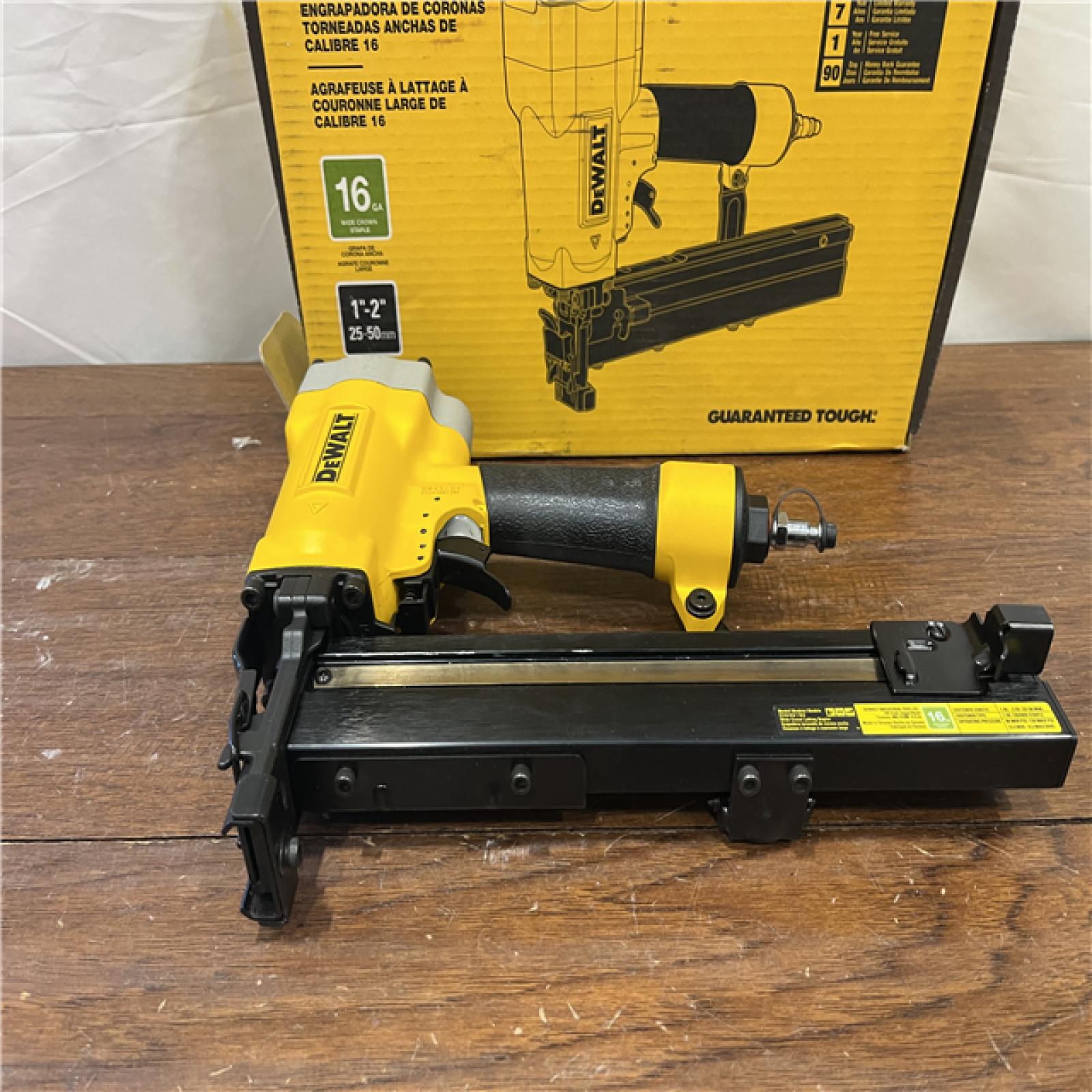 AS-ISDeWalt 16 Gauge 1 Crown 2 Lathing Stapler