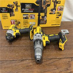 AS-IS20V MAX Cordless Brushless Hammer Drill/Driver 2 Tool Combo Kit with FLEXVOLT ADVANTAGE