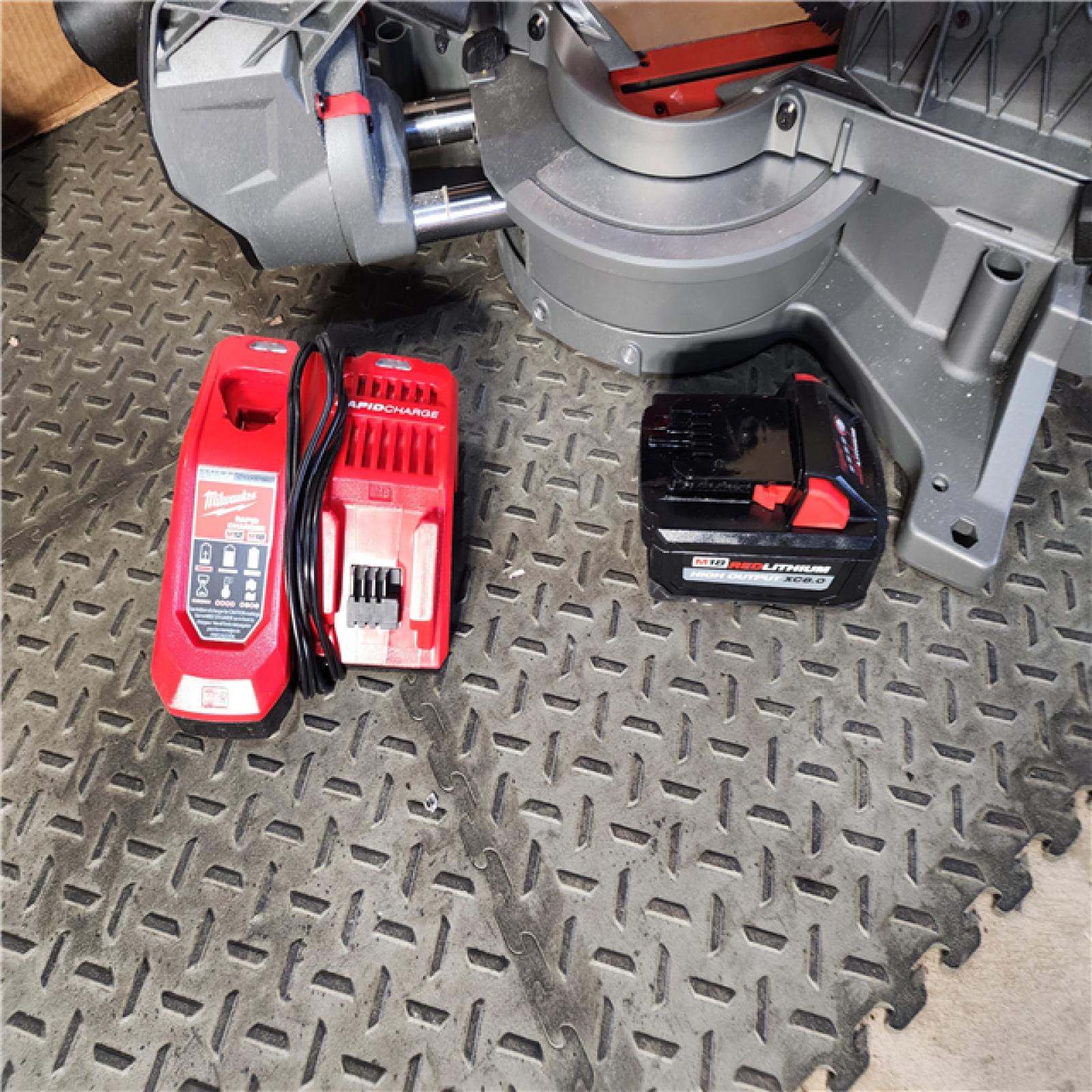 HOUSTON LOCATION - AS-IS M18 FUEL 18V 10 in. Lithium-Ion Brushless Cordless Dual Bevel Sliding Compound Miter Saw Kit with One 8.0 Ah Battery