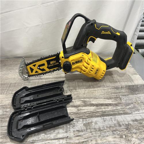 AS-IS DEWALT 20V MAX 8 in. Brushless Cordless Battery Powered Pruning Chainsaw (Tool Only)