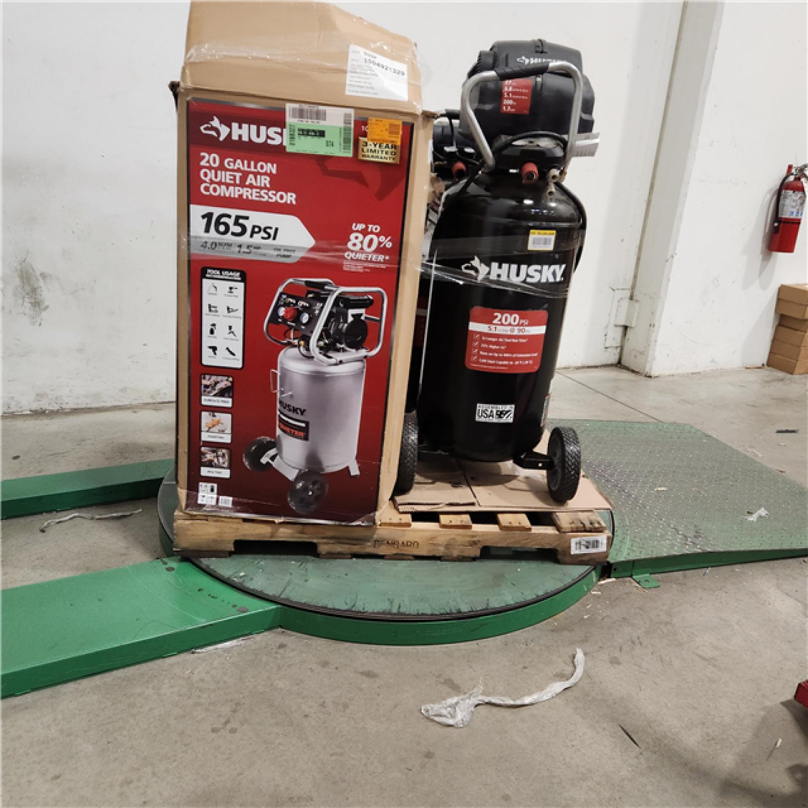 Dallas Location - As-Is Husky Electric Air Compressor(Lot Of 4)