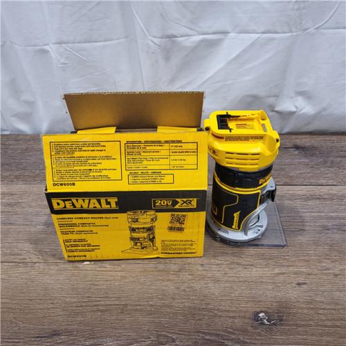 AS-IS Dewalt 20V MAX XR Brushless Cordless Compact Router (Tool Only)